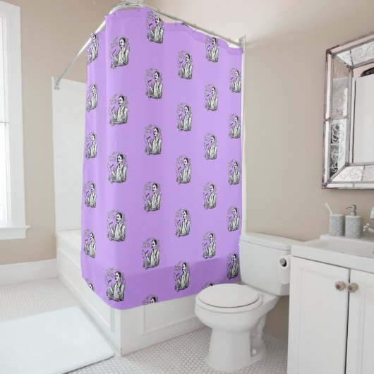 Rideaux De Douche Rasoir traditionnel (En situation)