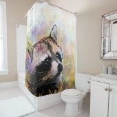 Rideaux De Douche raton laveur 23 (En situation)