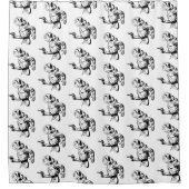 Rideaux De Douche Ray Gun Man - Retro Sci-Fi (Devant)