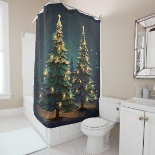 Rideaux De Douche Rayon Tannenbaum