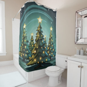 Rideaux De Douche Rayon Tannenbaum