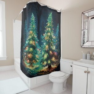 Rideaux De Douche Rayon Tannenbaum