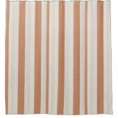 Rideaux De Douche Rayure de sable chaud (Devant)