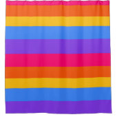 Rideaux De Douche Rayures arc-en-ciel (Devant)