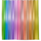 Rideaux De Douche Rayures arc-en-ciel (Devant)