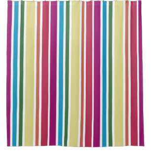 Rideaux De Douche Rayures arc-en-ciel modernes