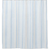 Rideaux De Douche Rayures blanches bleu bébé (Devant)