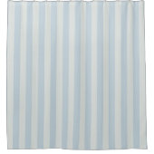 Rideaux De Douche Rayures bleu clair (Devant)