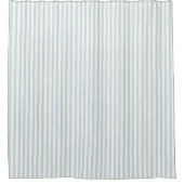 Rideaux De Douche Rayures Bleues Blanches Chic (Devant)