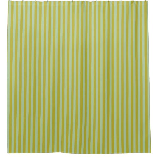Rideaux De Douche Rayures Chartreuse et Vert Pistache (Devant)