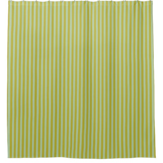 Rideaux De Douche Rayures Chartreuse et Vert Pistache (Devant)