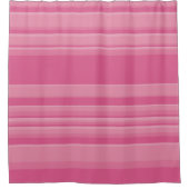 Rideaux De Douche Rayures complexes en rose (Devant)