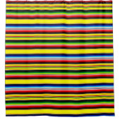 Rideaux De Douche Rayures de serape brillantes (Devant)