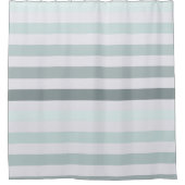 Rideaux De Douche Rayures Menthe Ombré (Devant)
