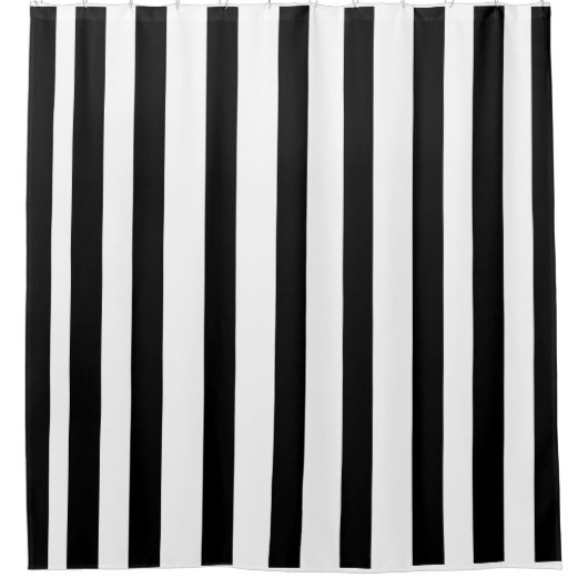 Rideaux De Douche Rayures noires (Devant)