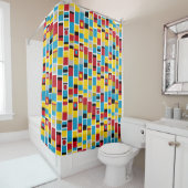 Rideaux De Douche Rayures Totem (En situation)