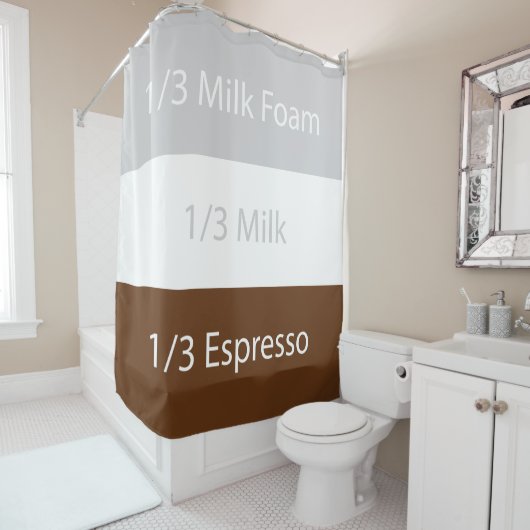 Rideaux De Douche Recipe cappuccino | design (En situation)