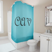 Rideaux De Douche Recoleta Cornflower Bleu (En situation)