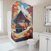 Rideaux De Douche Récolte citrouille (En situation)