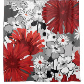 Rideaux De Douche Red Gerbera Daisies (Devant)