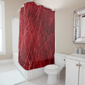 Rideaux De Douche Red scratch abstrait background abstract, vieux, a (En situation)