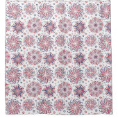 Rideaux De Douche Red White and Blue Stars et Fireworks (Devant)