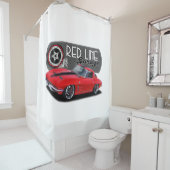 Rideaux De Douche Redline Garage Stingray (En situation)