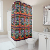 Rideaux De Douche Redman4u2 Geometric Graphic Motif Modern Trend  (En situation)