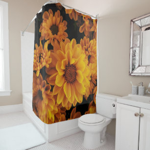 Rideaux De Douche Réel Groupe Naturel Annuel De Tournesol Photo