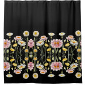 Rideaux De Douche Reflets Floraux (Devant)