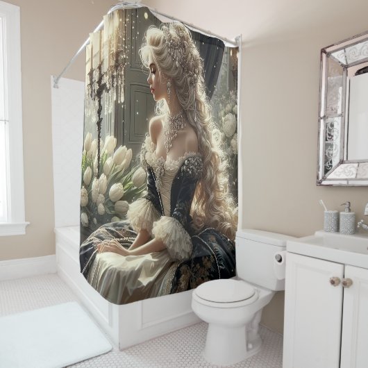 Rideaux De Douche Regal Elegance (En situation)