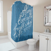 Rideaux De Douche Regardez toujours du bon côté de la vie (En situation)