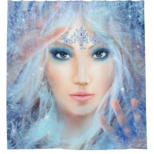 Rideaux De Douche Reine des neiges. Glace belle princesse Douche rid