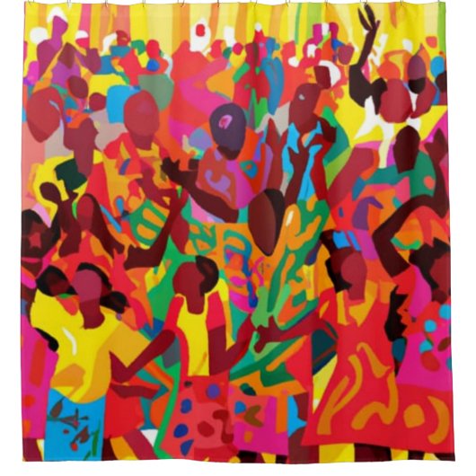 Rideaux De Douche Réjouissez-Vous Et Sentez L'Esprit Saint (Devant)