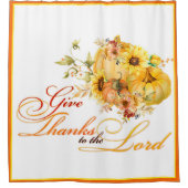 Rideaux De Douche Remerciez le Seigneur Thanksgiving (Devant)