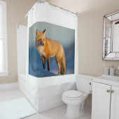 Rideaux De Douche Renard Brown (En situation)
