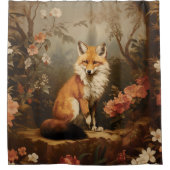 Rideaux De Douche Renard dans la moody forestière Victorian (Devant)