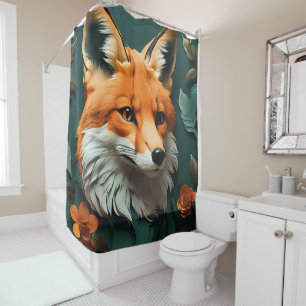 Rideaux De Douche Renard Majestueux