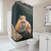 Rideaux De Douche Renard roux endormi (En situation)