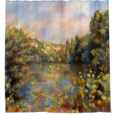 Rideaux De Douche Renoir célèbre peinture, Lakeside (Devant)