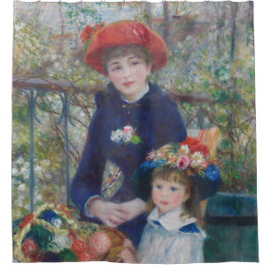 Rideaux De Douche Renoir Deux Sœurs Terrasse Impressionnisme Françai