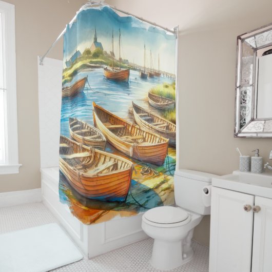 Rideaux De Douche Repos Estuary (En situation)