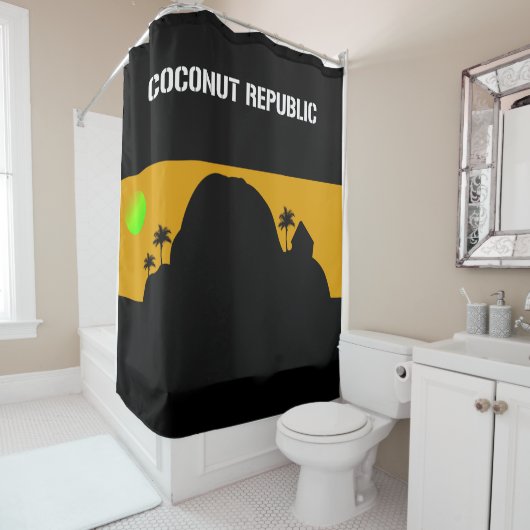 Rideaux De Douche République de coco no 2898 (En situation)
