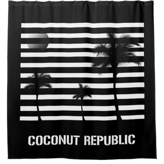 Rideaux De Douche République de la noix de coco (Devant)