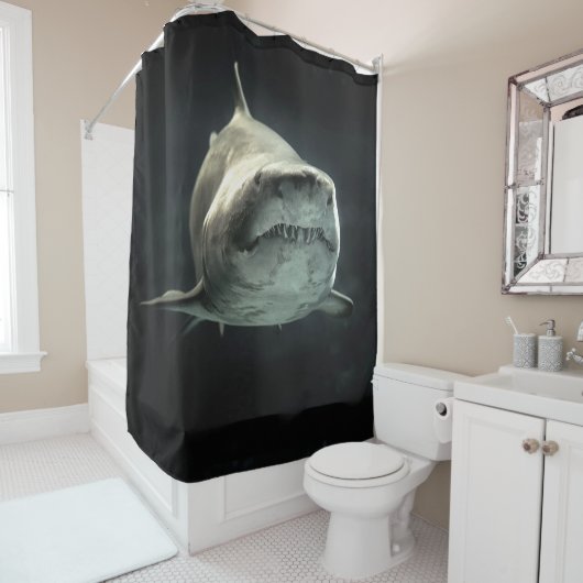 Rideaux De Douche Requin (En situation)