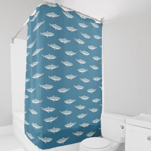 Rideaux De Douche Requin amusant