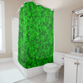 Rideaux De Douche Ressort shamrock vert feuille (En situation)