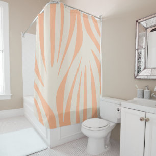 Rideaux De Douche Résumé minimaliste Boho Peach Maldives quittes
