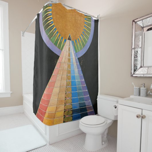 Rideaux De Douche Retable, Groupe X, No.1 par Hilma af Klint (En situation)