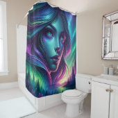 Rideaux De Douche "Retraite Aurora de Mermaid" (En situation)